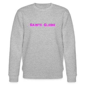 sainte Elodie - Sweat bio CHANGER Stanley/Stella Unisexe - gris chiné - Devant - Nik (191cm) & Marisol (170cm)