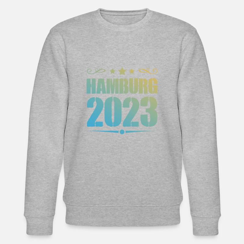 Hambourg 2023 - Sweat bio CHANGER Stanley/Stella Unisexe - gris chiné
