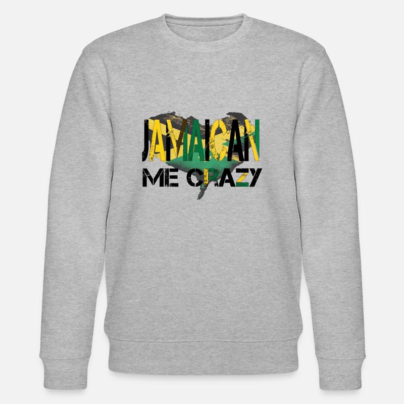 JAMAIKA - Stanley/Stella Unisex Bio-Sweatshirt CHANGER  - Grau meliert
