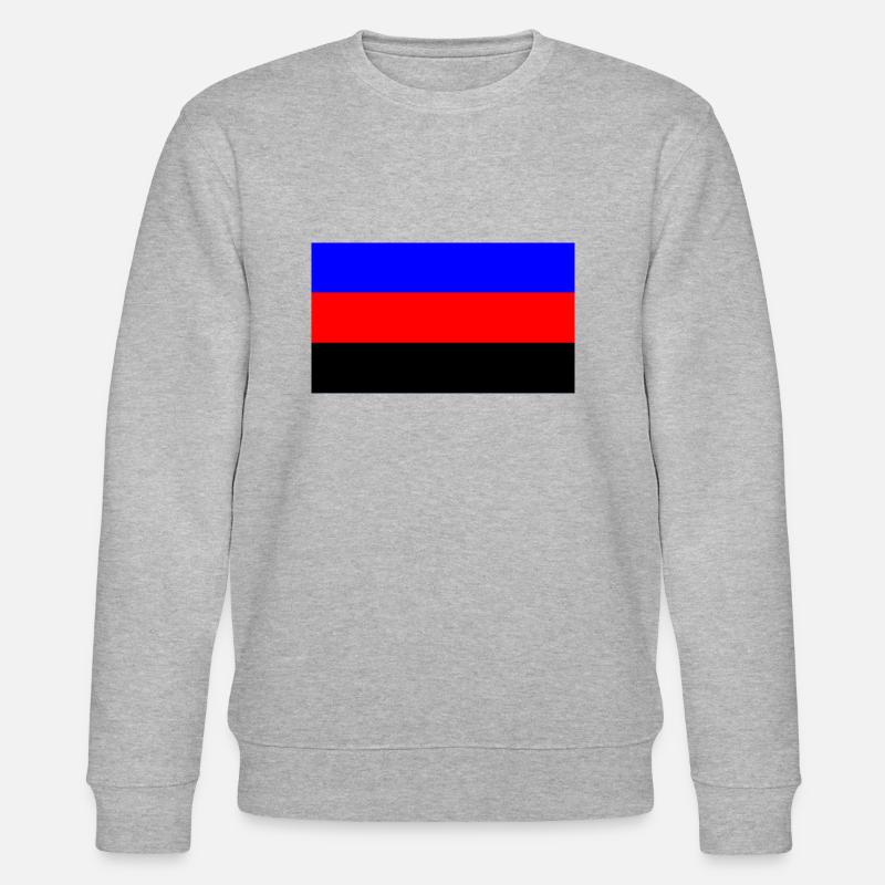 polyamor pride - Stanley/Stella Unisex Bio-Sweatshirt CHANGER  - Grau meliert