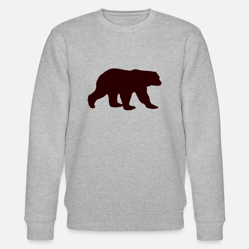 ours - Sweat bio CHANGER Stanley/Stella Unisexe - gris chiné