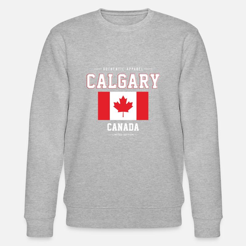 Calgary - Stanley/Stella Unisex Bio-Sweatshirt CHANGER  - Grau meliert