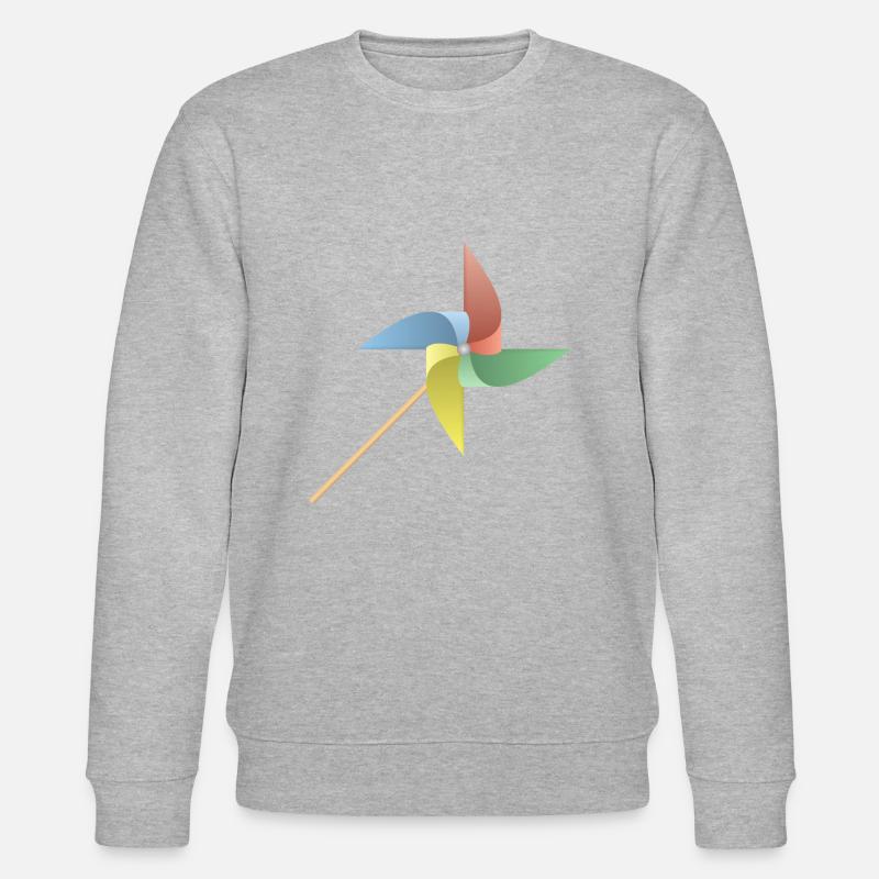 Windmühle - Stanley/Stella Unisex Bio-Sweatshirt CHANGER  - Grau meliert