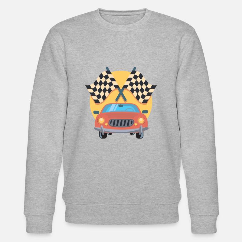 Course automobile - Sweat bio CHANGER Stanley/Stella Unisexe - gris chiné