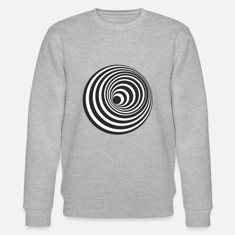 Illusion d'optique - Sweat bio CHANGER Stanley/Stella Unisexe - gris chiné