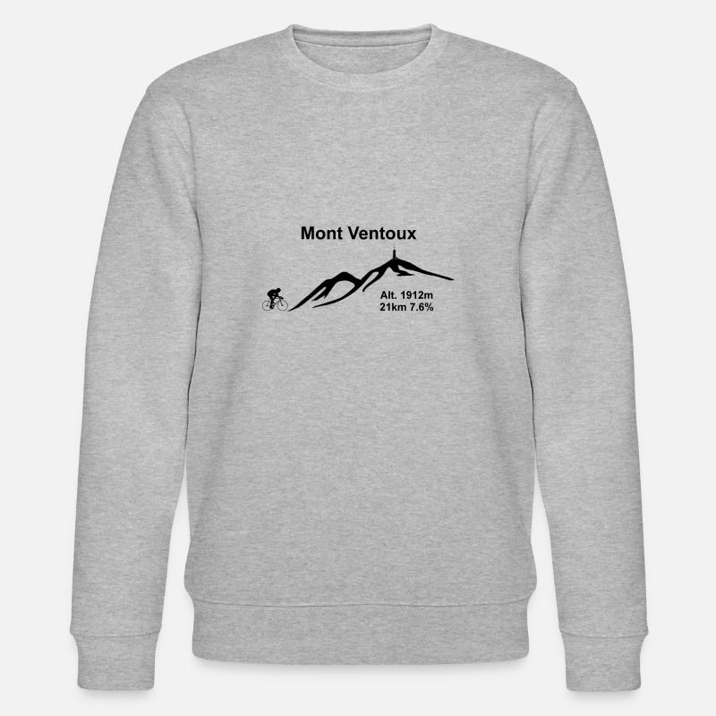 Mont Ventoux - Stanley/Stella Unisex Bio-Sweatshirt CHANGER  - Grau meliert