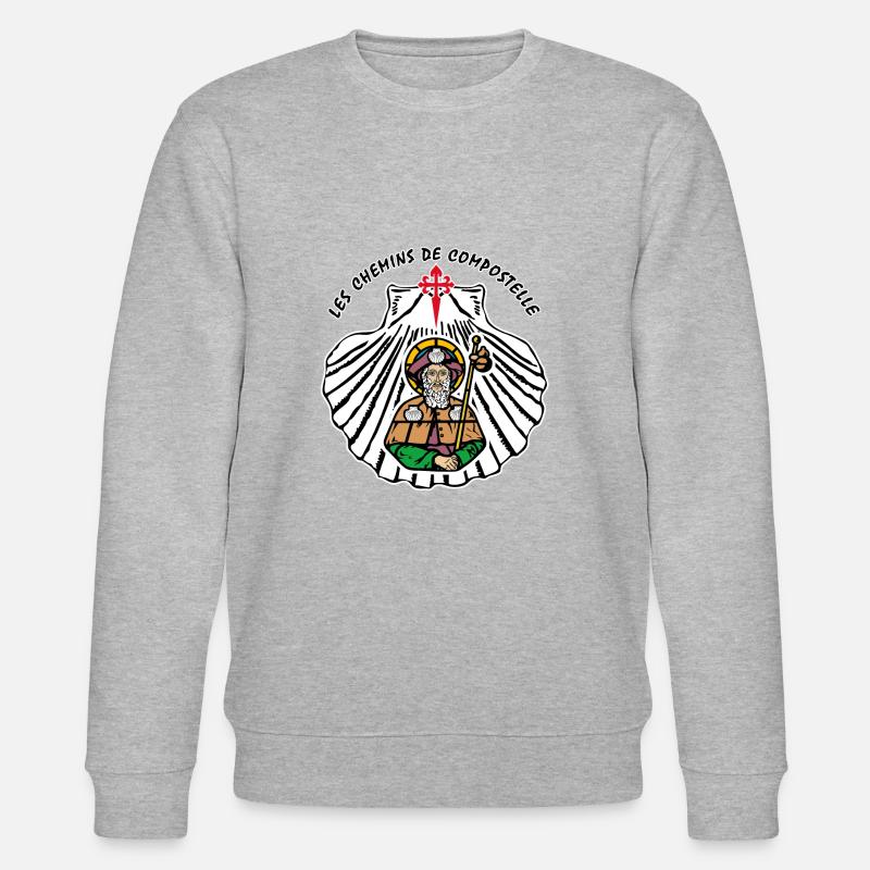 Croix St Jacques 24 - Sweat bio CHANGER Stanley/Stella Unisexe - gris chiné