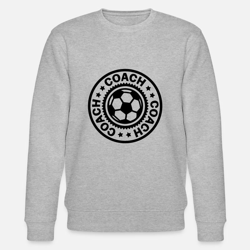 Fußball Coach - Stanley/Stella Unisex Bio-Sweatshirt CHANGER  - Grau meliert