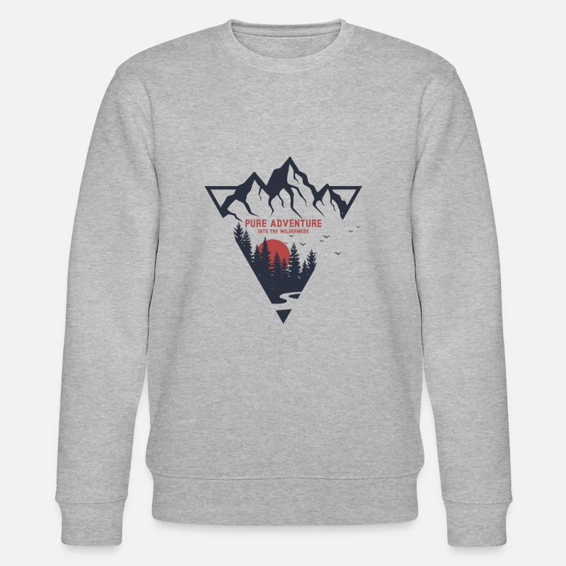 Pure Adventure - Stanley/Stella Unisex Bio-Sweatshirt CHANGER  - Grau meliert