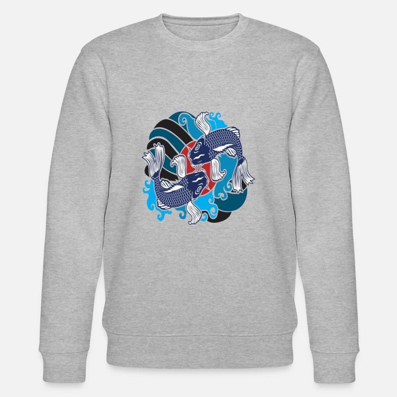 koi - Stanley/Stella Unisex Bio-Sweatshirt CHANGER  - Grau meliert