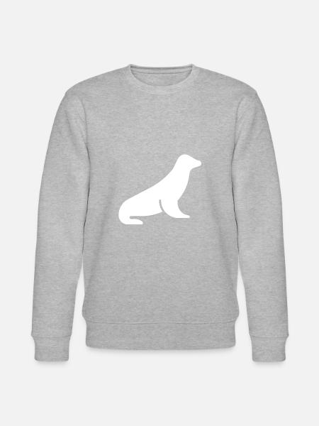 Seehund - Stanley/Stella Unisex Bio-Sweatshirt CHANGER  - Grau meliert