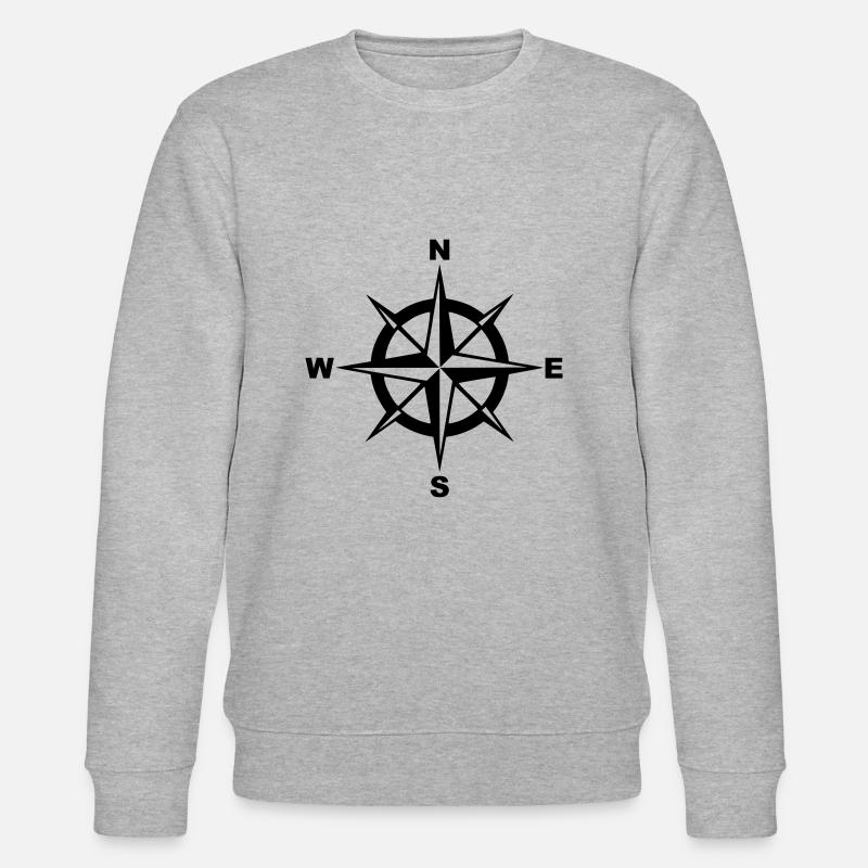 Compass - Stanley/Stella CHANGER Unisex Organic Sweatshirt - heather grey