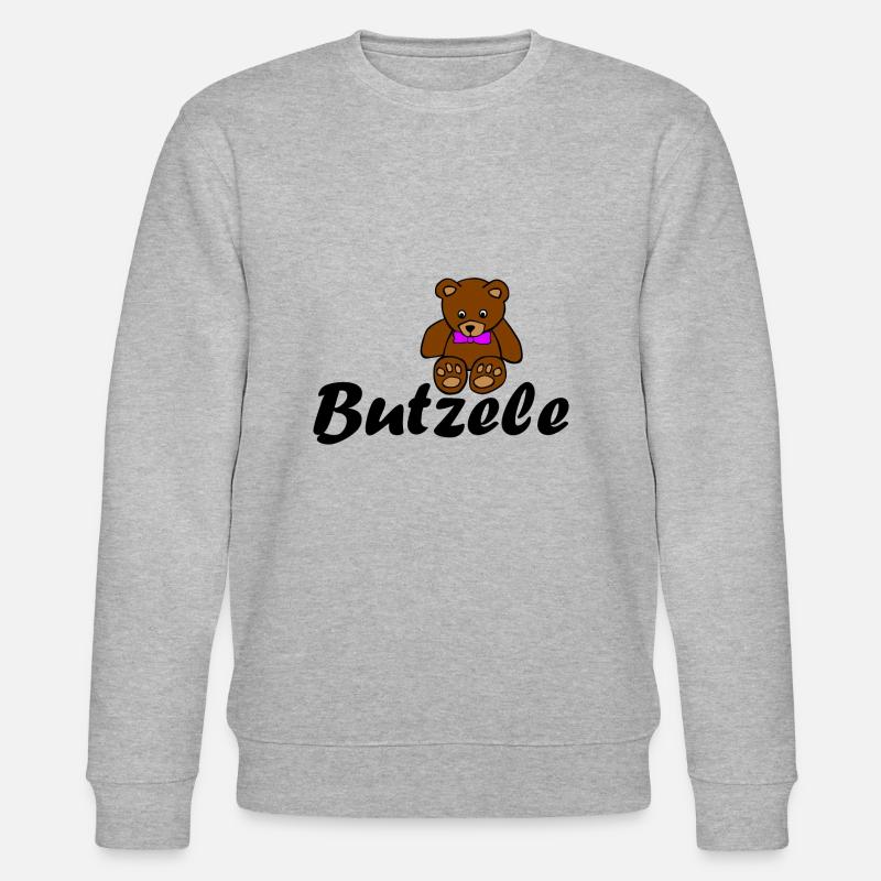 Butzele - Stanley/Stella Unisex Bio-Sweatshirt CHANGER  - Grau meliert
