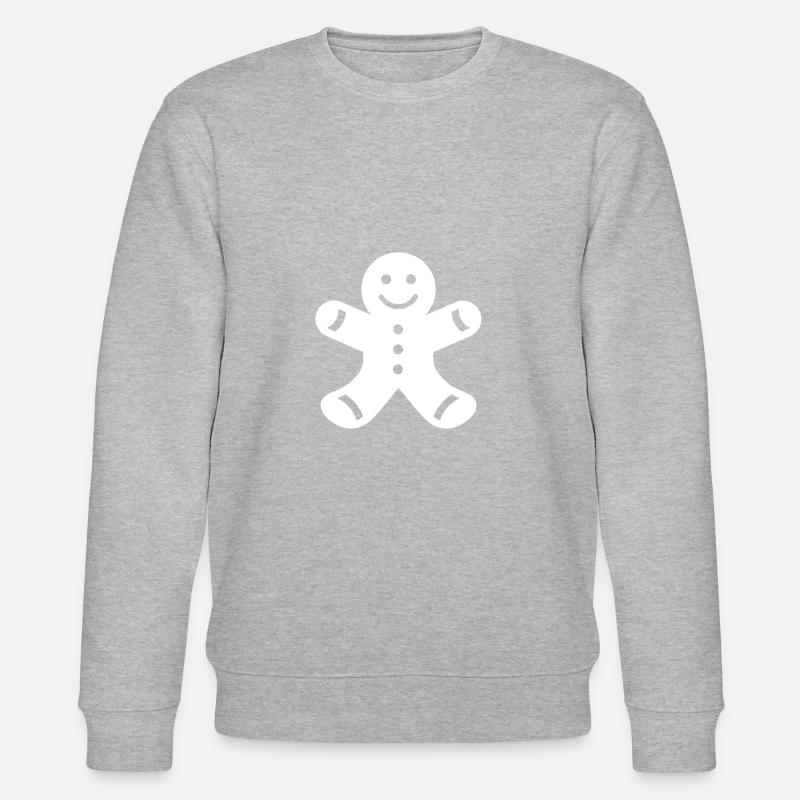 Lebkuchenmann - Stanley/Stella Unisex Bio-Sweatshirt CHANGER  - Grau meliert