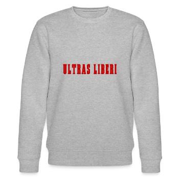 ULTRAS LIBERI - Stanley/Stella Unisex Bio-Sweatshirt CHANGER  - Grau meliert - Vorne - Nik (191cm) & Marisol (170cm)