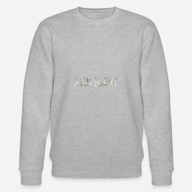 Stuttgart - Stuttgart meine Stadt! - Stanley/Stella Unisex Bio-Sweatshirt CHANGER  - Grau meliert