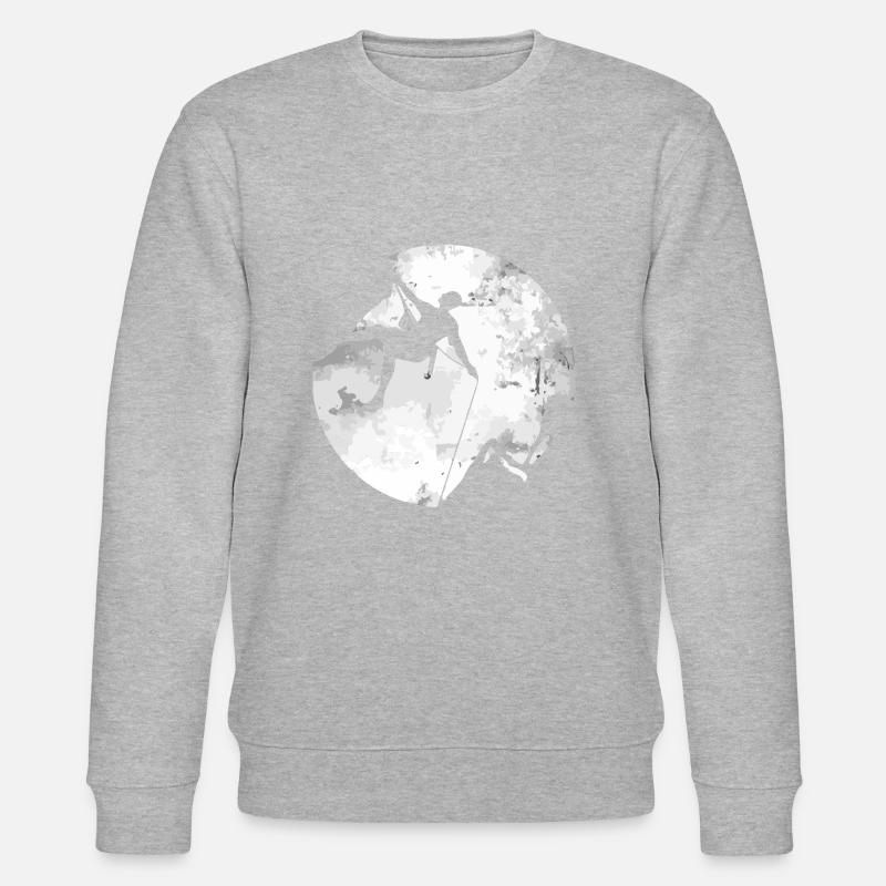 Escalade en bloc escalade - Sweat bio CHANGER Stanley/Stella Unisexe - gris chiné