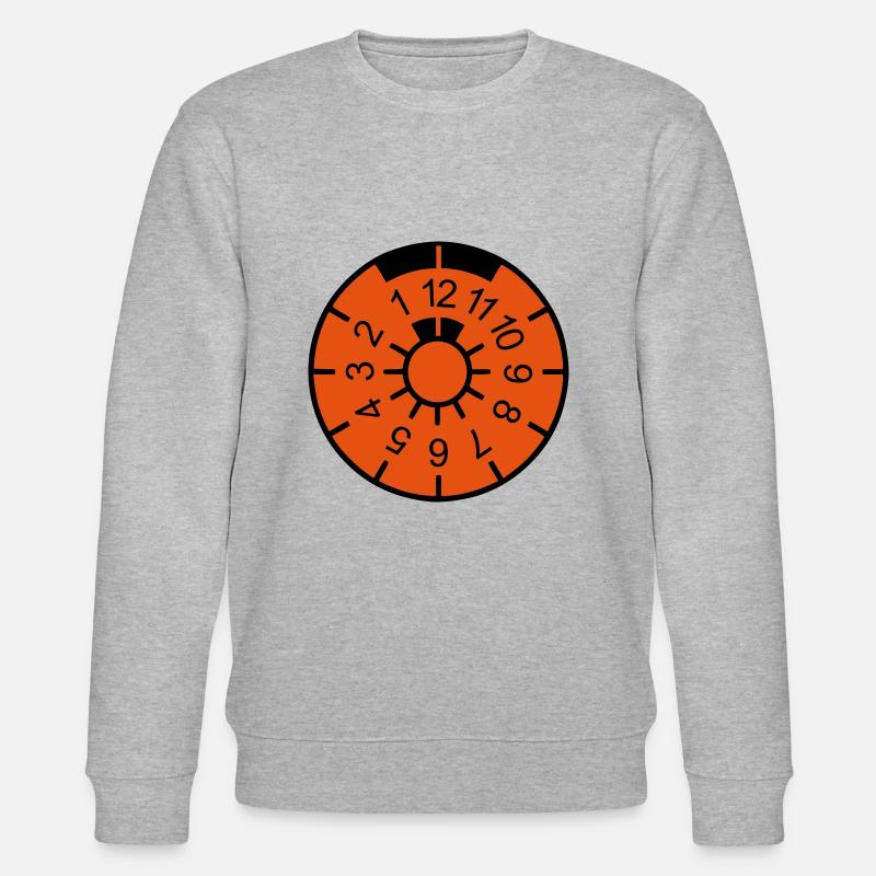 TÜV Blanko Arial Vektor - Stanley/Stella Unisex Bio-Sweatshirt CHANGER  - Grau meliert