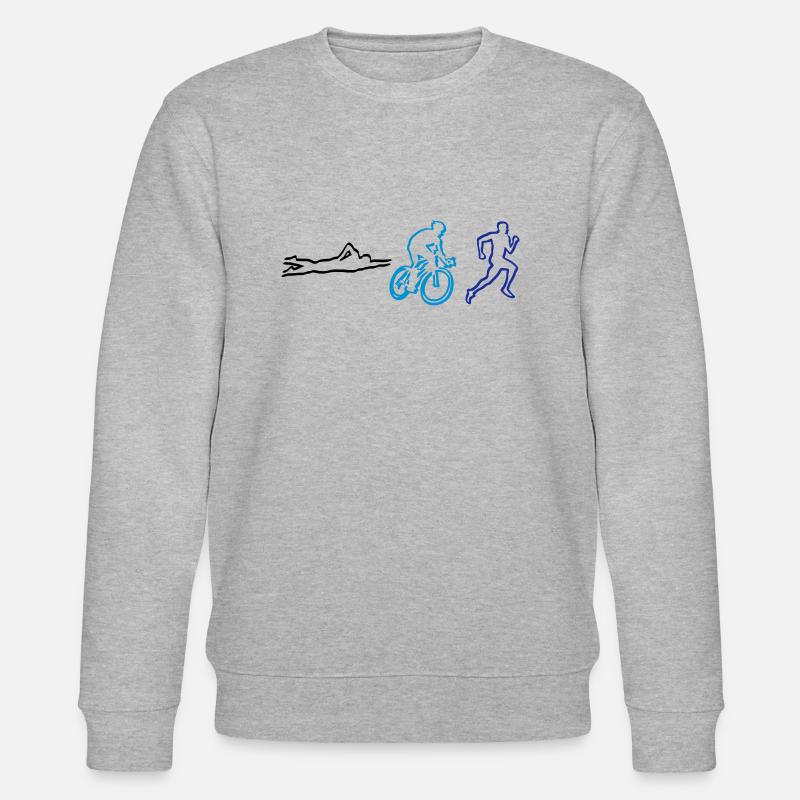 Triathlon - Sweat bio CHANGER Stanley/Stella Unisexe - gris chiné