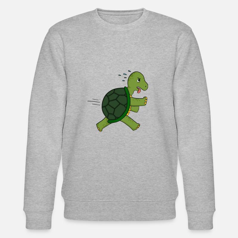 Schildkröte - Stanley/Stella Unisex Bio-Sweatshirt CHANGER  - Grau meliert