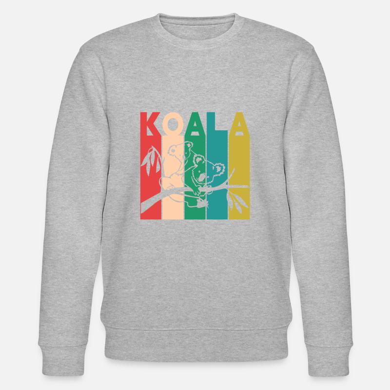 Koala - Stanley/Stella Unisex Bio-Sweatshirt CHANGER  - Grau meliert