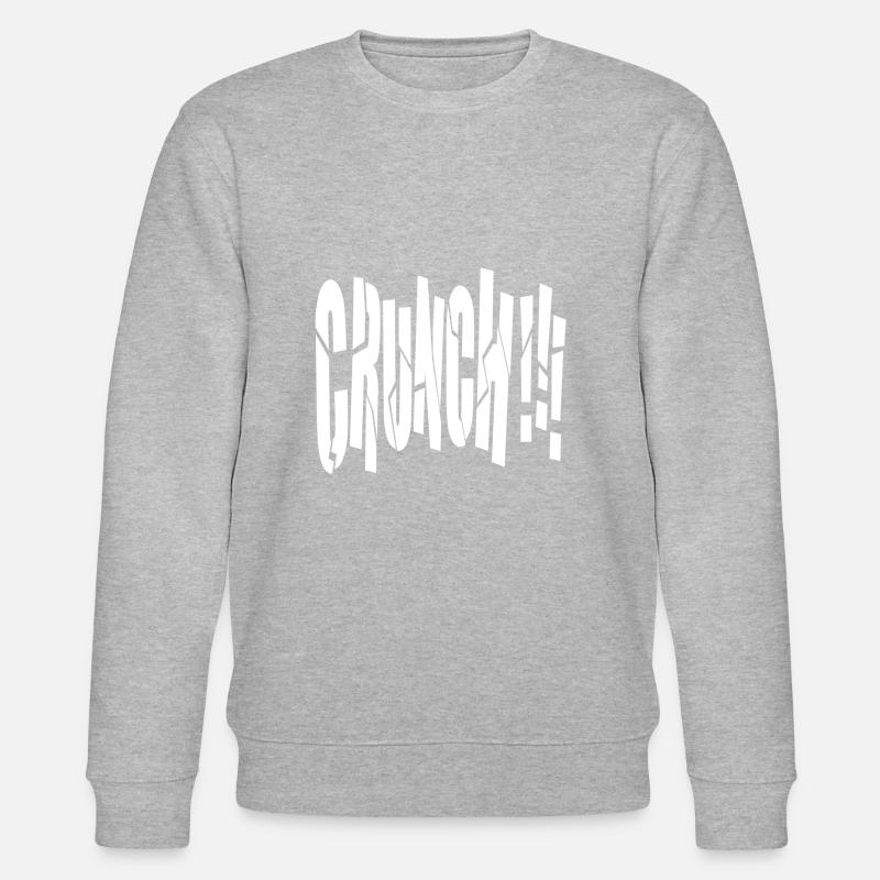 CRUNCH !!! - Stanley/Stella Unisex Bio-Sweatshirt CHANGER  - Grau meliert