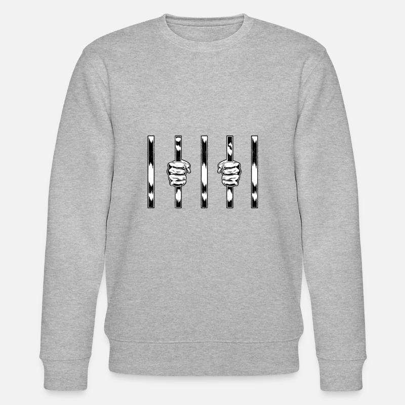 Gefängnis - Stanley/Stella Unisex Bio-Sweatshirt CHANGER  - Grau meliert