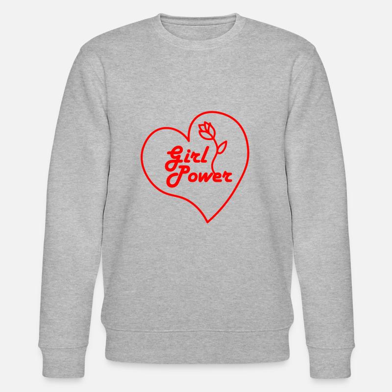 Frauenpower - Stanley/Stella Unisex Bio-Sweatshirt CHANGER  - Grau meliert