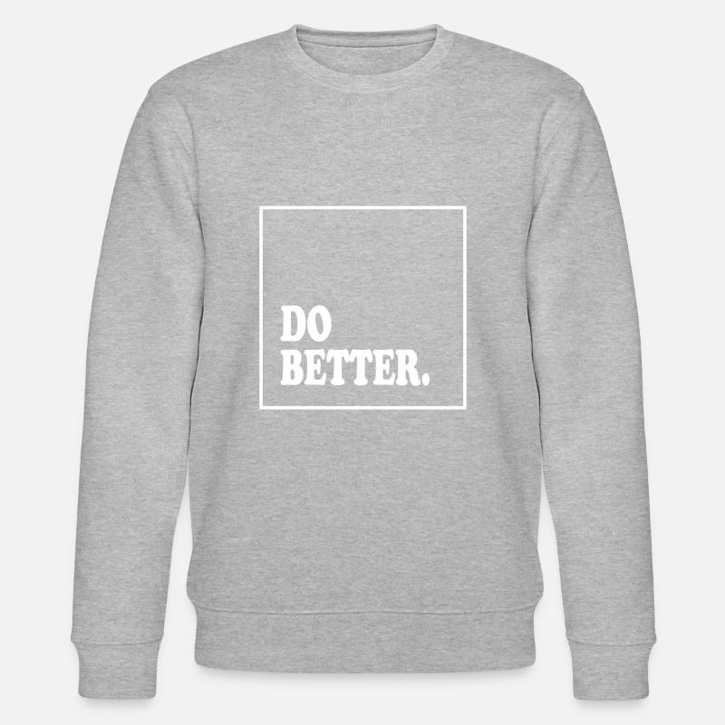 Mach es besser - Stanley/Stella Unisex Bio-Sweatshirt CHANGER - Grau meliert