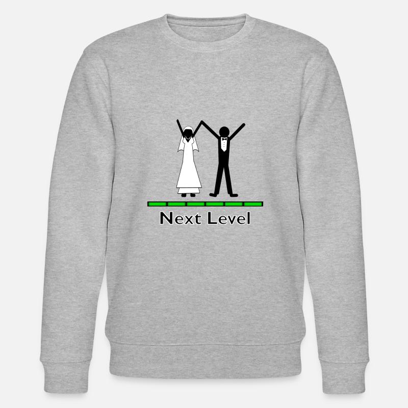 Polterabend Hochzeit - Stanley/Stella Unisex Bio-Sweatshirt CHANGER  - Grau meliert