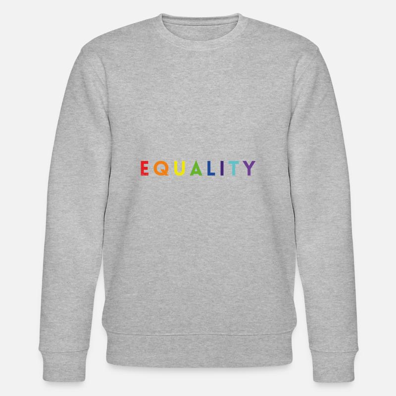 Equality lgbt Geschenk - Stanley/Stella Unisex Bio-Sweatshirt CHANGER  - Grau meliert