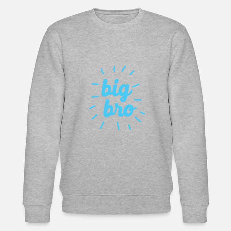 großer Bruder - Stanley/Stella Unisex Bio-Sweatshirt CHANGER  - Grau meliert