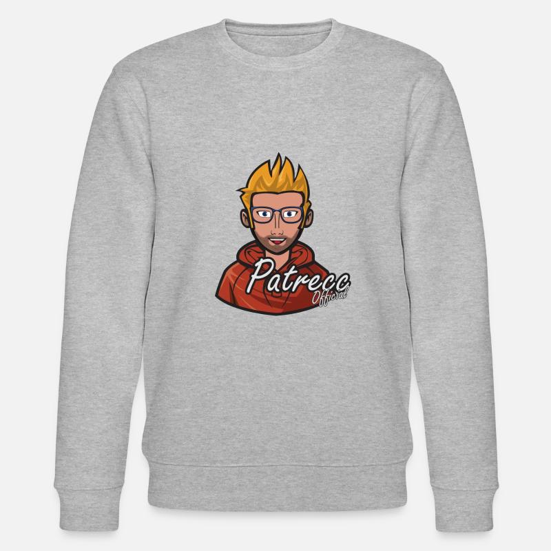 Unterzeichnen Sie mit Text - Stanley/Stella Unisex Bio-Sweatshirt CHANGER - Grau meliert