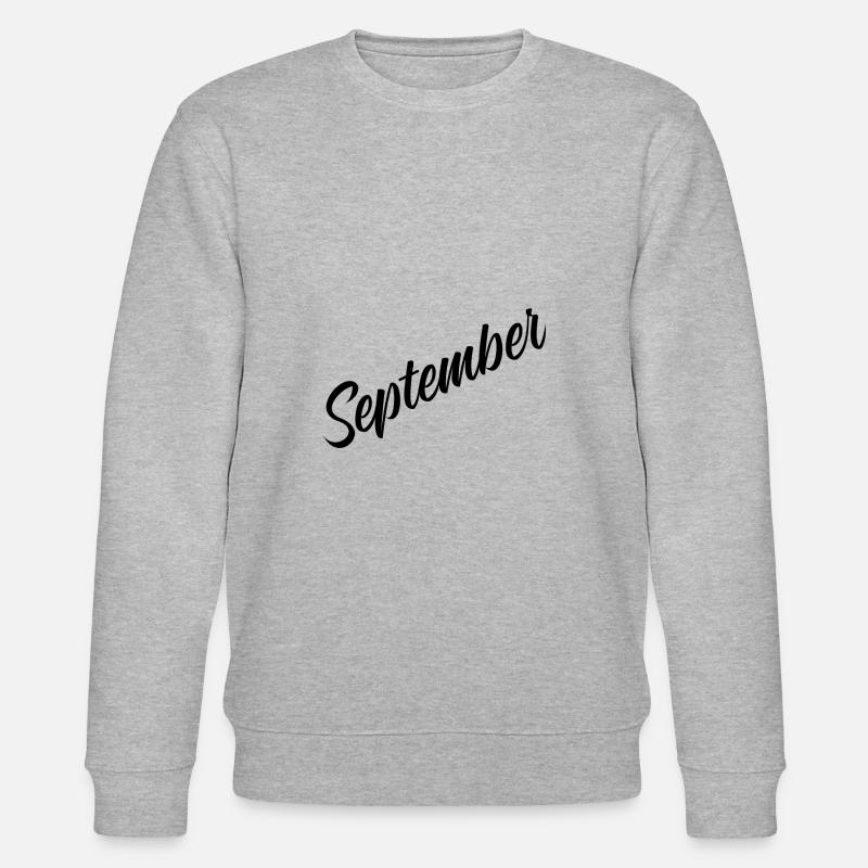 September - Stanley/Stella Unisex Bio-Sweatshirt CHANGER  - Grau meliert