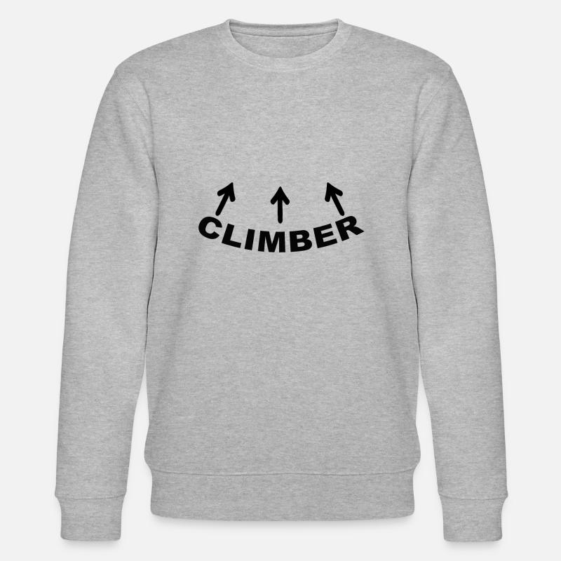 Kletterer - Stanley/Stella Unisex Bio-Sweatshirt CHANGER  - Grau meliert