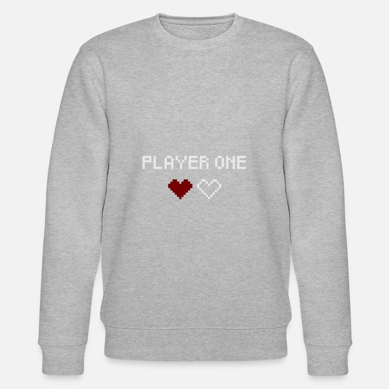 Player One - Stanley/Stella Unisex Bio-Sweatshirt CHANGER  - Grau meliert