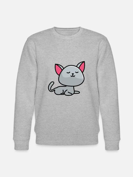 Imaginary british shorthair cat - Stanley/Stella CHANGER Unisex Organic Sweatshirt - heather grey