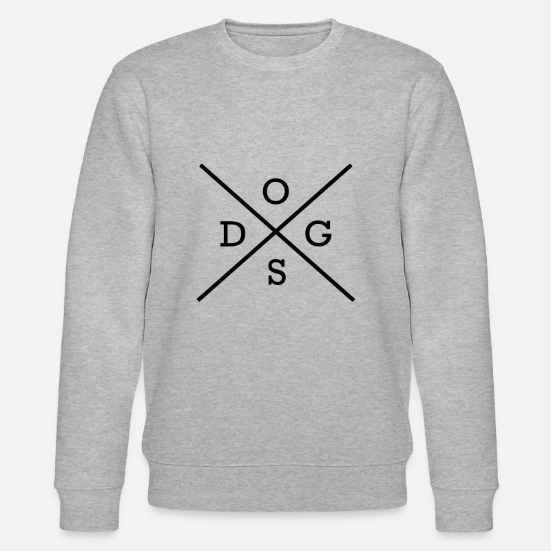 Hunde - Stanley/Stella Unisex Bio-Sweatshirt CHANGER  - Grau meliert