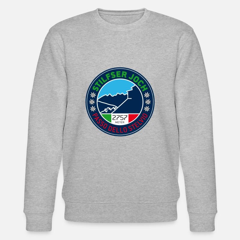 Stilfser Joch 2 - Stanley/Stella Unisex Bio-Sweatshirt CHANGER  - Grau meliert