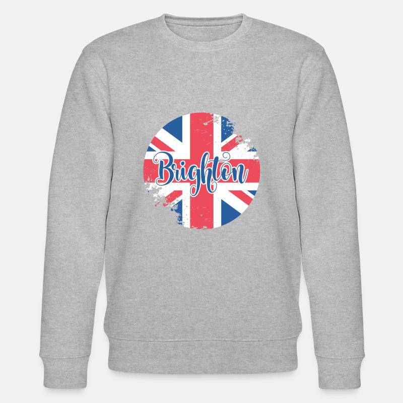 Button Brighton - Stanley/Stella Unisex Bio-Sweatshirt CHANGER  - Grau meliert