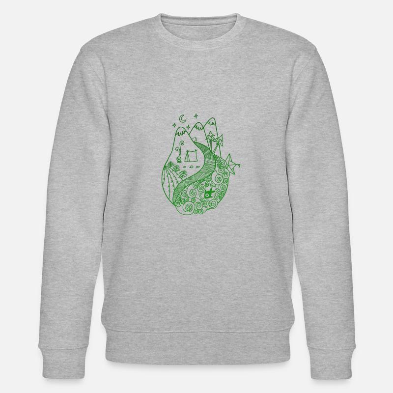 Keep earth simple - Sweat bio CHANGER Stanley/Stella Unisexe - gris chiné