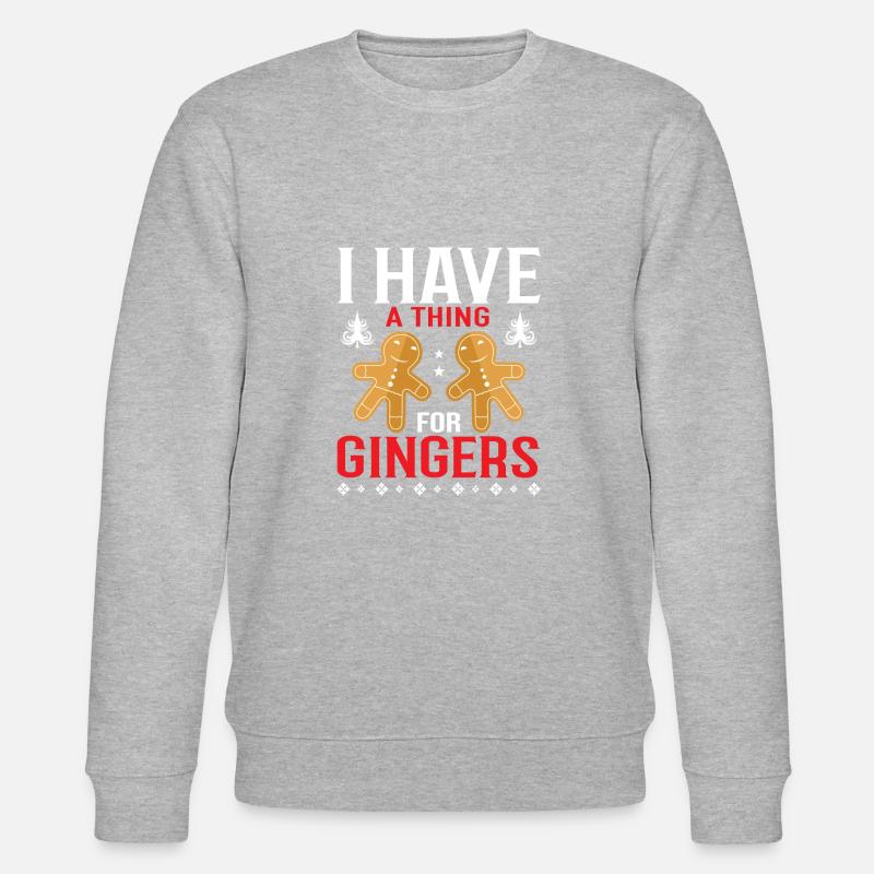 Ugly Christmas - Stanley/Stella Unisex Bio-Sweatshirt CHANGER - Grau meliert