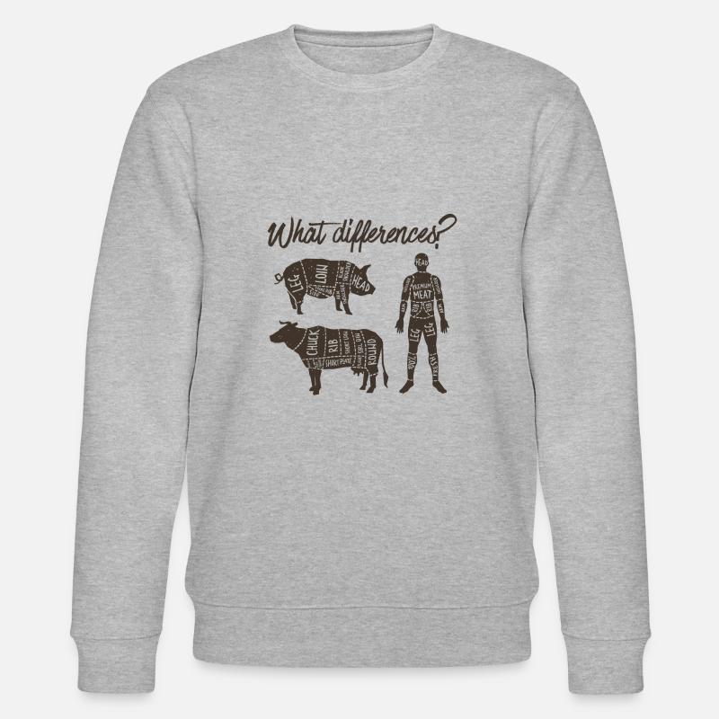 Welcher Unterschied? - Stanley/Stella Unisex Bio-Sweatshirt CHANGER  - Grau meliert