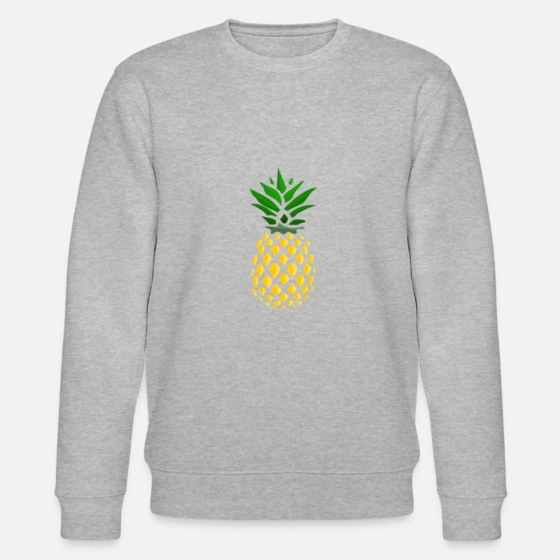 Goldene Ananas - Stanley/Stella Unisex Bio-Sweatshirt CHANGER - Grau meliert