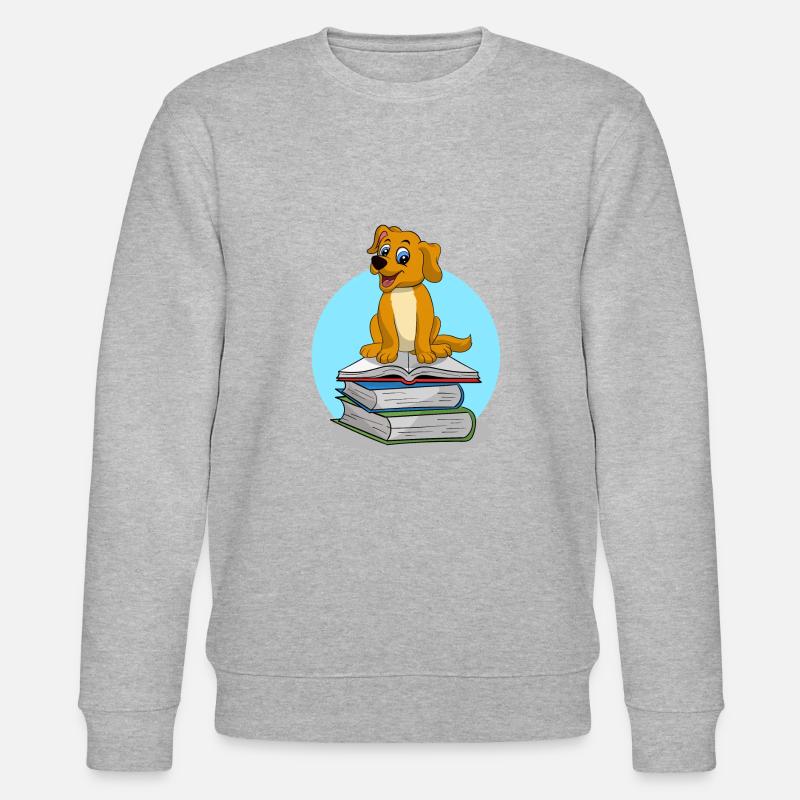 Hund - Stanley/Stella Unisex Bio-Sweatshirt CHANGER  - Grau meliert