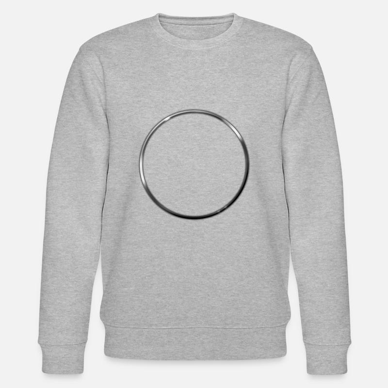 RING 3D METALLIC - Stanley/Stella Unisex Bio-Sweatshirt CHANGER  - Grau meliert