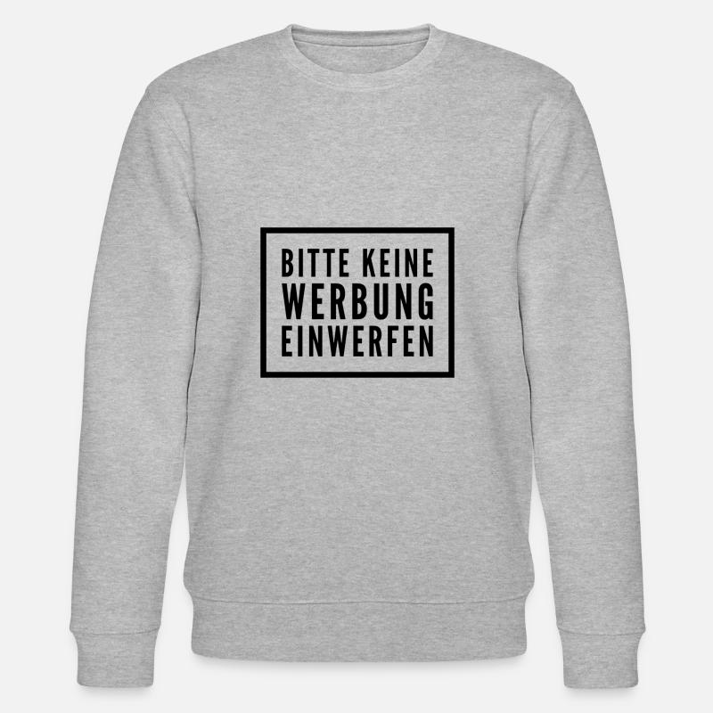 Werbeverbot - Stanley/Stella Unisex Bio-Sweatshirt CHANGER  - Grau meliert