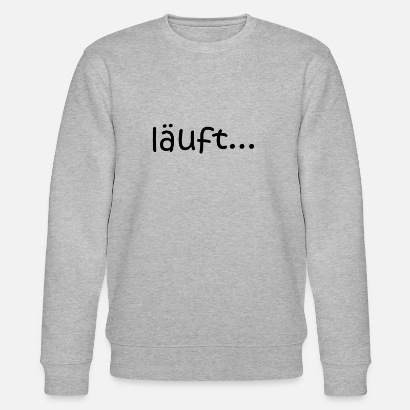 Laufspruch - Stanley/Stella Unisex Bio-Sweatshirt CHANGER  - Grau meliert
