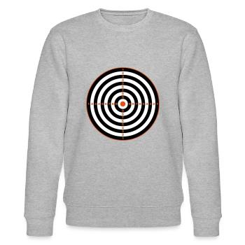Ziel - Stanley/Stella Unisex Bio-Sweatshirt CHANGER  - Grau meliert - Vorne - Nik (191cm) & Marisol (170cm)