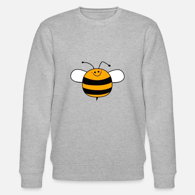 Bee Mine? - Stanley/Stella Unisex Bio-Sweatshirt CHANGER  - Grau meliert